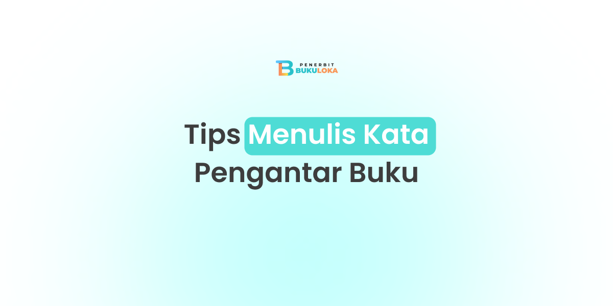 cara menulis kata pengantar buku